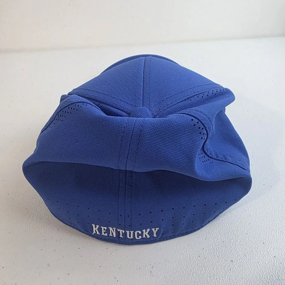 University Kentucky UK Nike Classic99 Dri-Fit Cap Hat Adult Size S/M Blue EUC